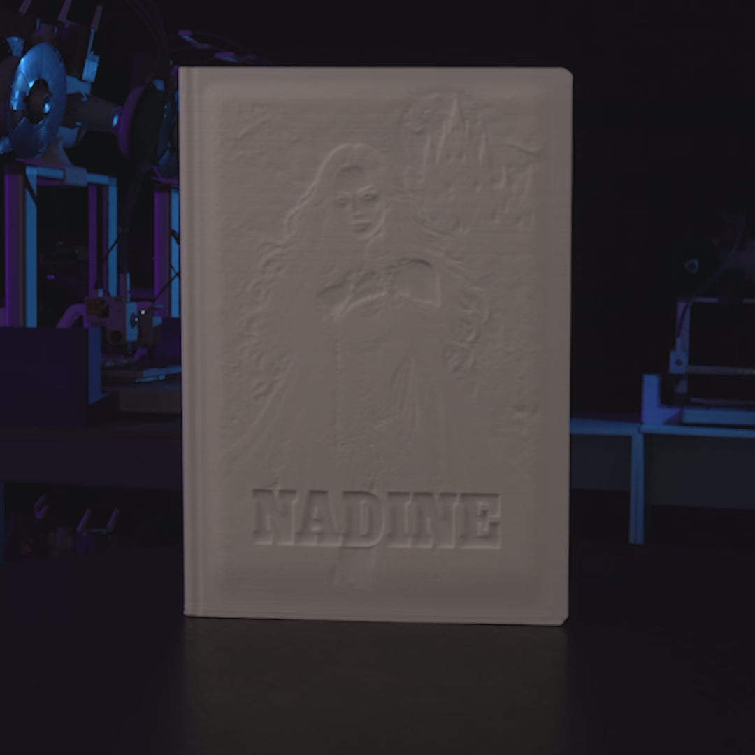 3D Fotolampen-Gehäuse  BUCH – Deine Erinnerung individuell gestaltet